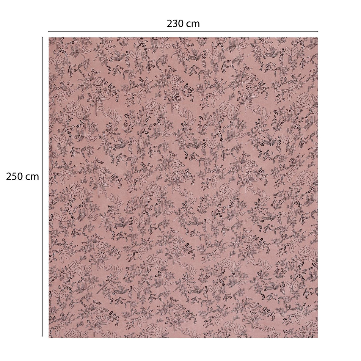 Petal Haze Polyester Queen Bedsheet with Pillow Covers- Multicolor