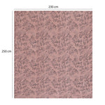 Petal Haze Polyester Queen Bedsheet with Pillow Covers- Multicolor