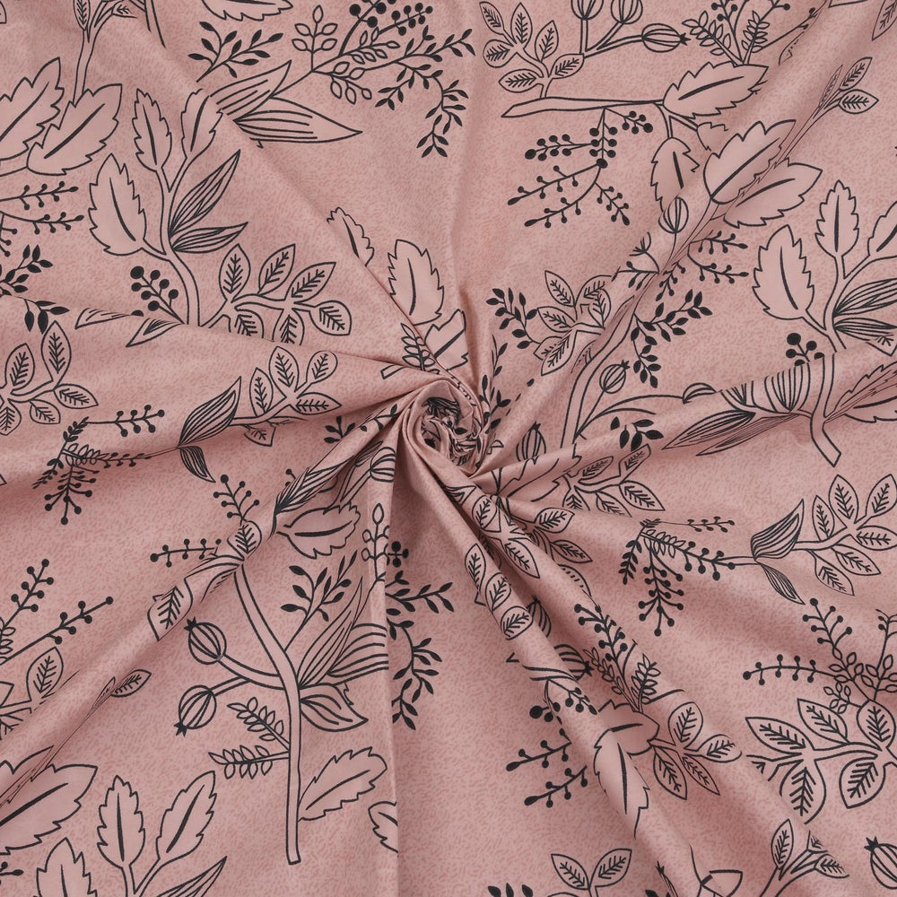 Petal Haze Polyester Single Bedsheet with Pillow Cover- Multicolor