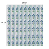 Botanica Pop Polyester Queen Bedsheet with Pillow Covers- Multicolor