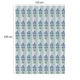 Botanica Pop Polyester Single Bedsheet with Pillow Cover- Multicolor