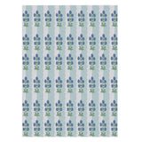 Botanica Pop Polyester Single Bedsheet with Pillow Cover- Multicolor