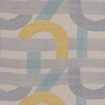 Geometric Arch Polyester Queen Bedsheet with Pillow Covers- Multicolor
