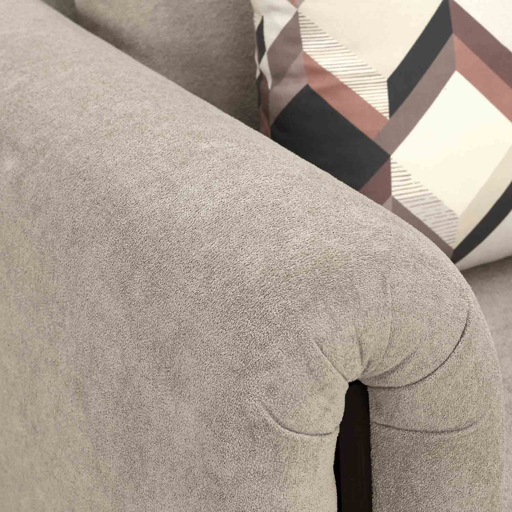 Harper 3 Seater Fabric Sofa- Beige