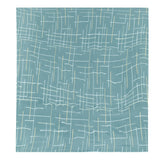 Geometric Polyester 4 Pieces Double Bedding Set (Blue)