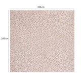 Floral Polyester Queen Bedsheet with Pillow Covers- Multicolor
