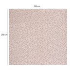 Floral Polyester Queen Bedsheet with Pillow Covers- Multicolor