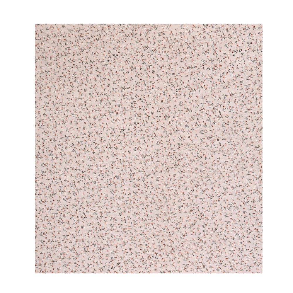 Floral Polyester Queen Bedsheet with Pillow Covers- Multicolor