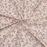 Floral Polyester Single Bedsheet with Pillow Cover- Multicolor