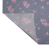 Floral Blossom Polyester King Bedsheet with Pillow Covers- Multicolor