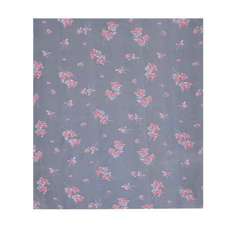 Floral Blossom Polyester King Bedsheet with Pillow Covers- Multicolor