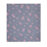 Floral Blossom Polyester King Bedsheet with Pillow Covers- Multicolor