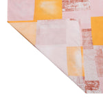 Checkered Pattern Polyester King Bedsheet with Pillow Covers- Multicolor