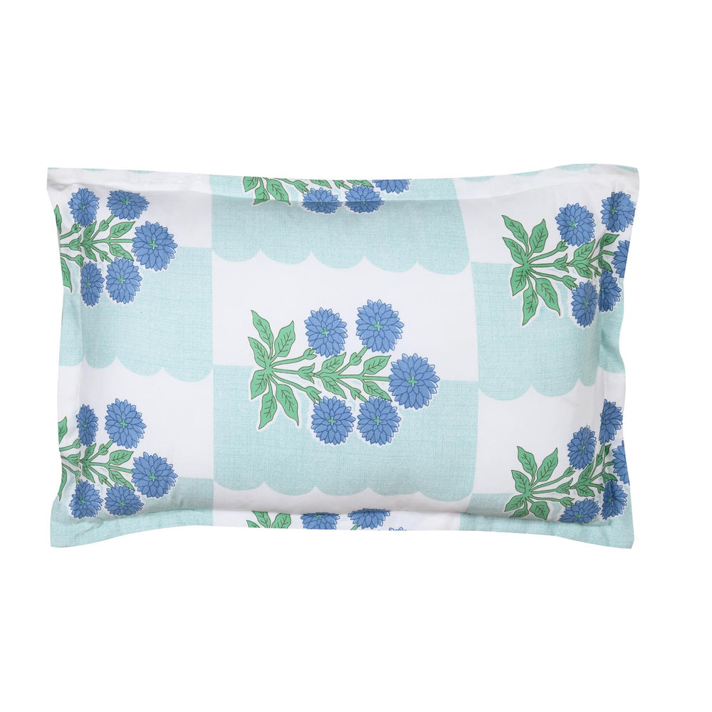 Botanica Pop Polyester Single Bedsheet with Pillow Cover- Multicolor