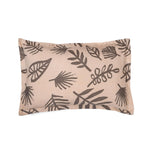 Leaves Pattern Polyester King Bedsheet with Pillow Covers- Multicolor