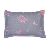 Floral Blossom Polyester King Bedsheet with Pillow Covers- Multicolor