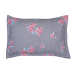 Floral Blossom Polyester King Bedsheet with Pillow Covers- Multicolor