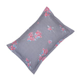 Floral Blossom Polyester King Bedsheet with Pillow Covers- Multicolor