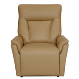 Credal 1 Seater Electric Rocker Recliner Sofa- Mustard