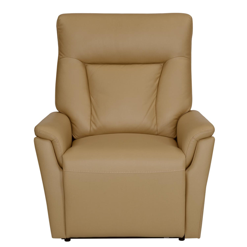 Credal 1 Seater Electric Rocker Recliner Sofa- Mustard