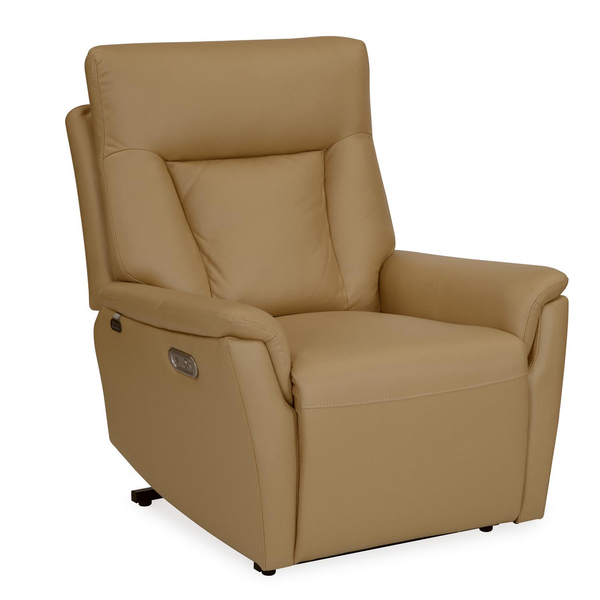 Credal 1 Seater Electric Rocker Recliner Sofa- Mustard
