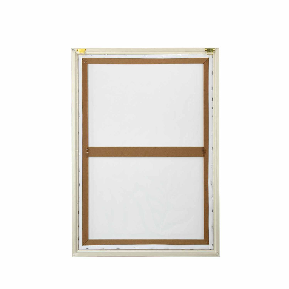Foliage - II Canvas Painting- White and Gold