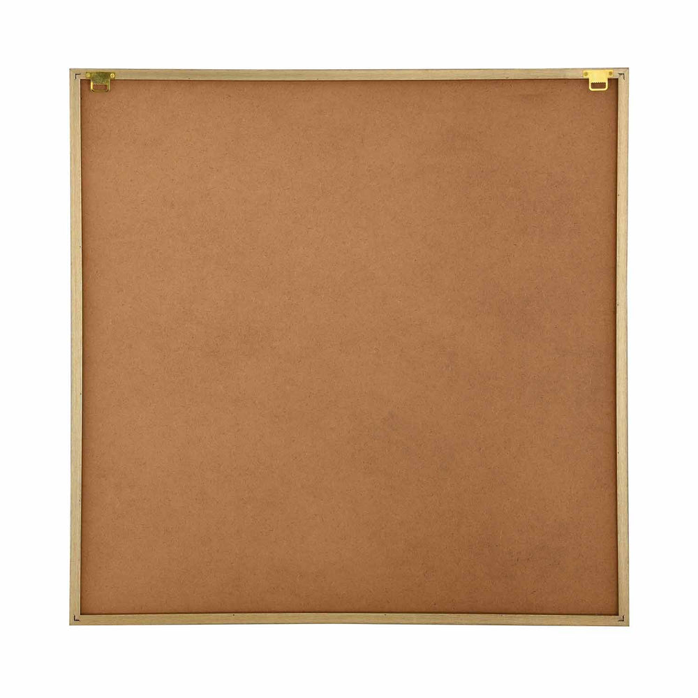 Lines and Arch Canvas Wall Painting- White and Gold