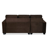 Shirley Lounger 2 Seater Sofa (Choco Brown)