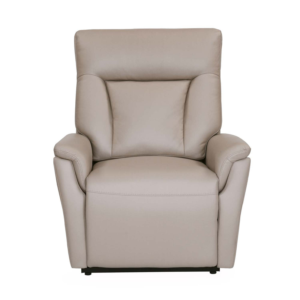 Credal 1 Seater Electric Rocker Recliner Sofa- Mocha