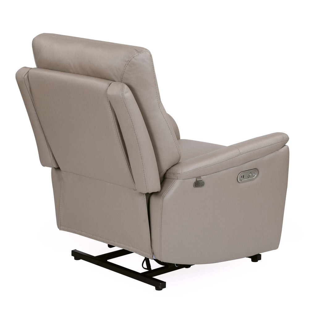 Credal 1 Seater Electric Rocker Recliner Sofa- Mocha