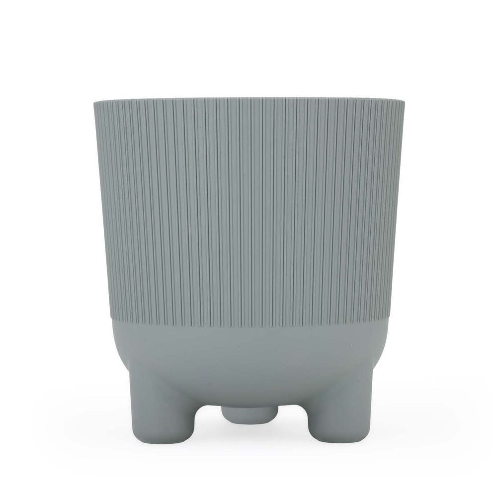 Recycled Mini Fluting Planter 15cm- Green