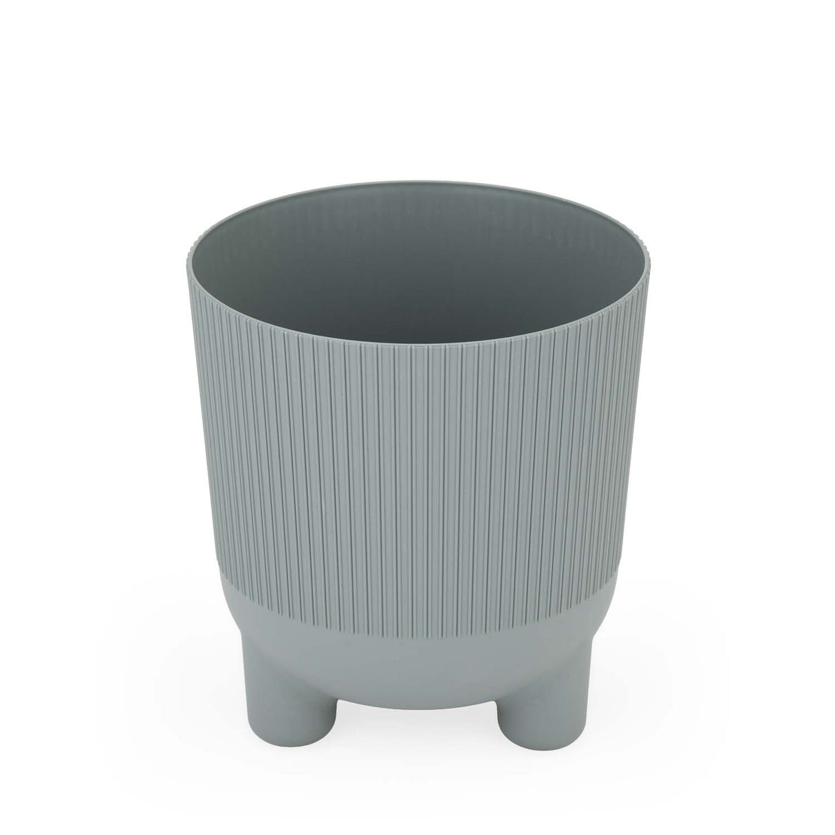 Recycled Mini Fluting Planter 15cm- Green