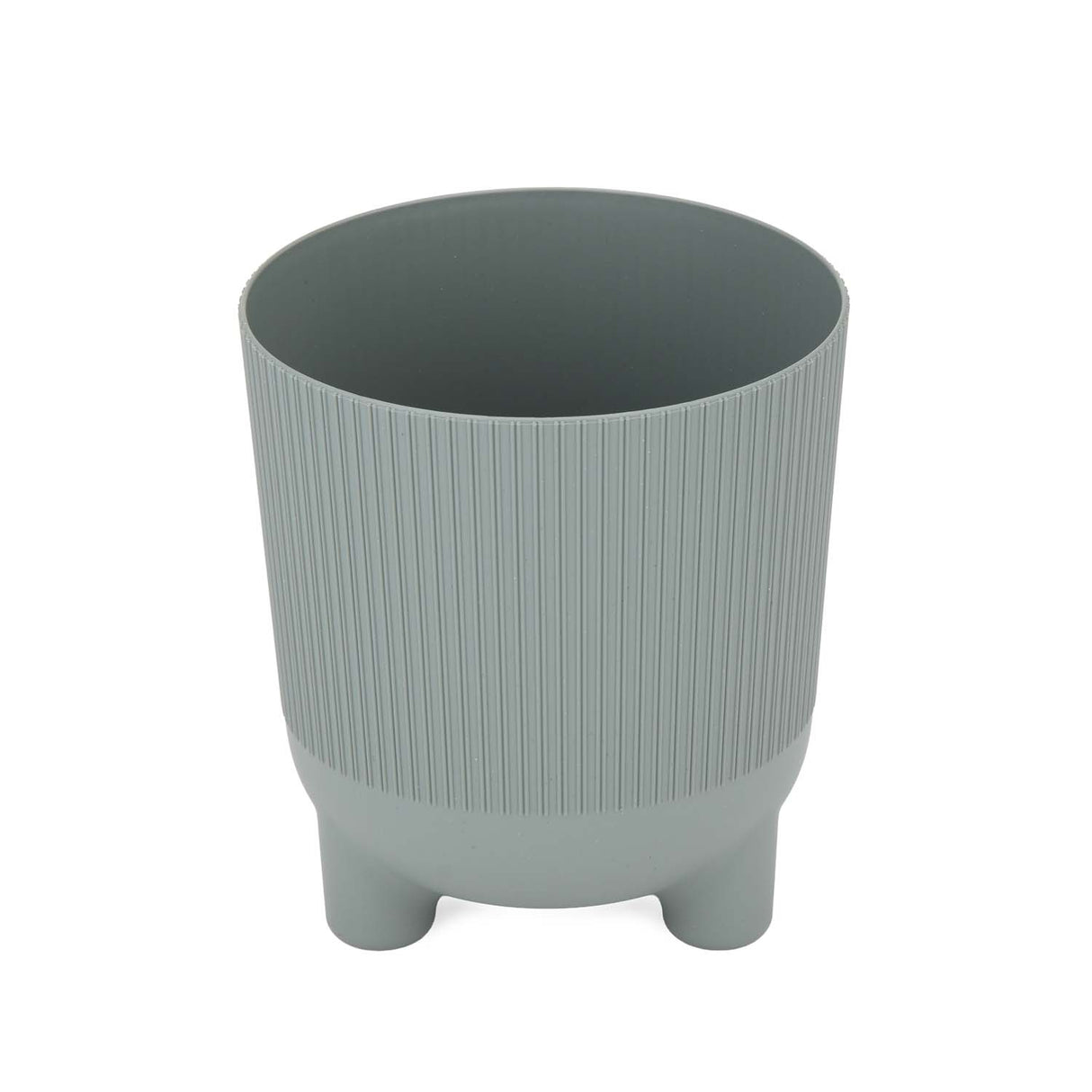 Recycled Mini Fluting Planter 15cm- Green