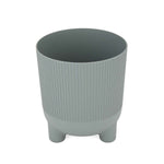 Recycled Mini Fluting Planter 15cm- Green