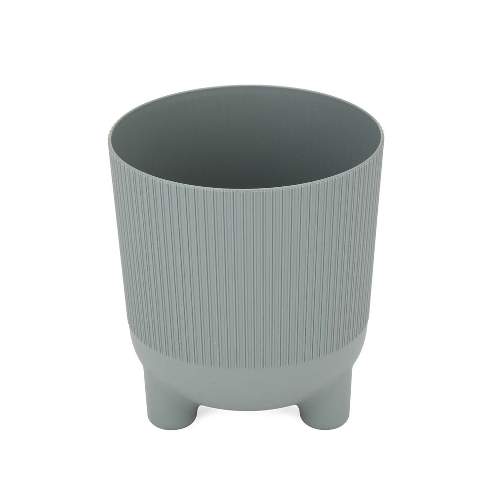 Recycled Mini Fluting Planter 15cm- Green