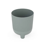 Recycled Mini Fluting Planter 15cm- Green
