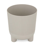 Recycled Mini Fluting Planter 15cm- Beige