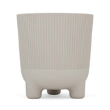 Recycled Mini Fluting Planter 19cm- Beige