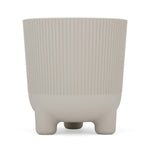 Recycled Mini Fluting Planter 19cm- Beige