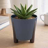 Recycled Classic Trileg Planter- Grey
