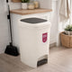 Pedal Press 10 L Polypropylene Dustbin- Beige