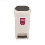 Pedal Press 10 L Polypropylene Dustbin- Beige