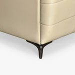 Infinia 2 Seater Leatherette Sofa- Beige