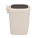 Pedal Press 8 L Polypropylene Dustbin- Beige