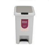 Pedal Press 6.5 L Polypropylene Dustbin- Grey