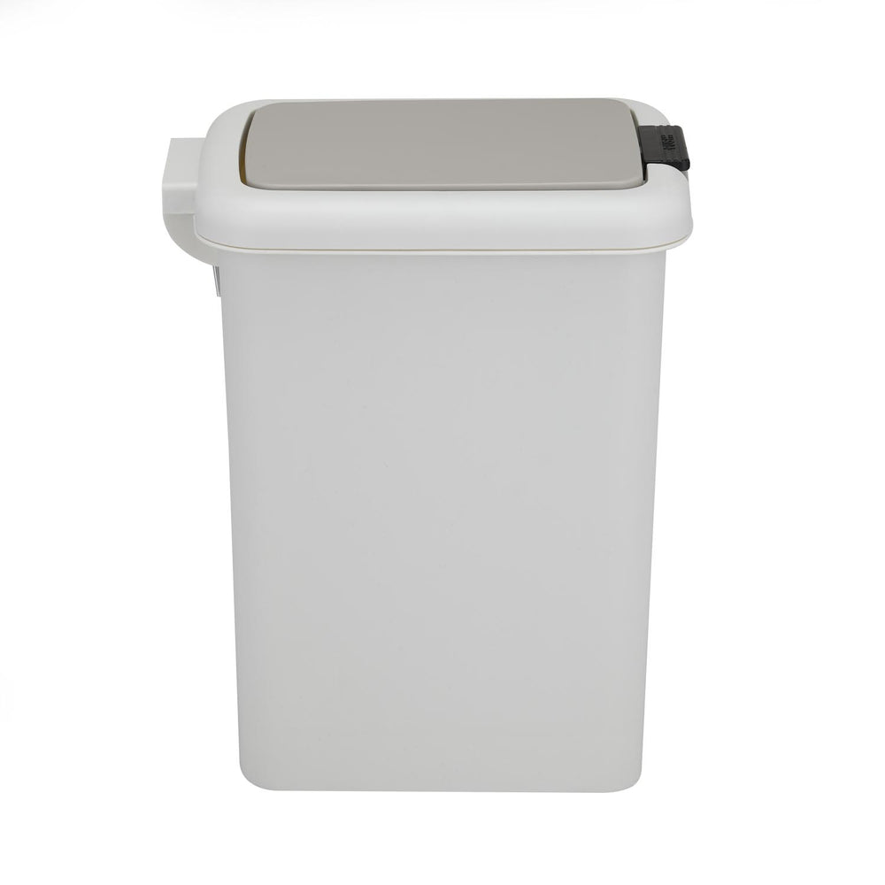 Pedal Press 6.5 L Polypropylene Dustbin- Grey