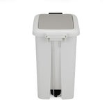 Pedal Press 6.5 L Polypropylene Dustbin- Grey