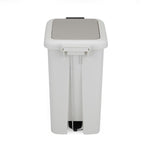 Pedal Press 6.5 L Polypropylene Dustbin- Grey