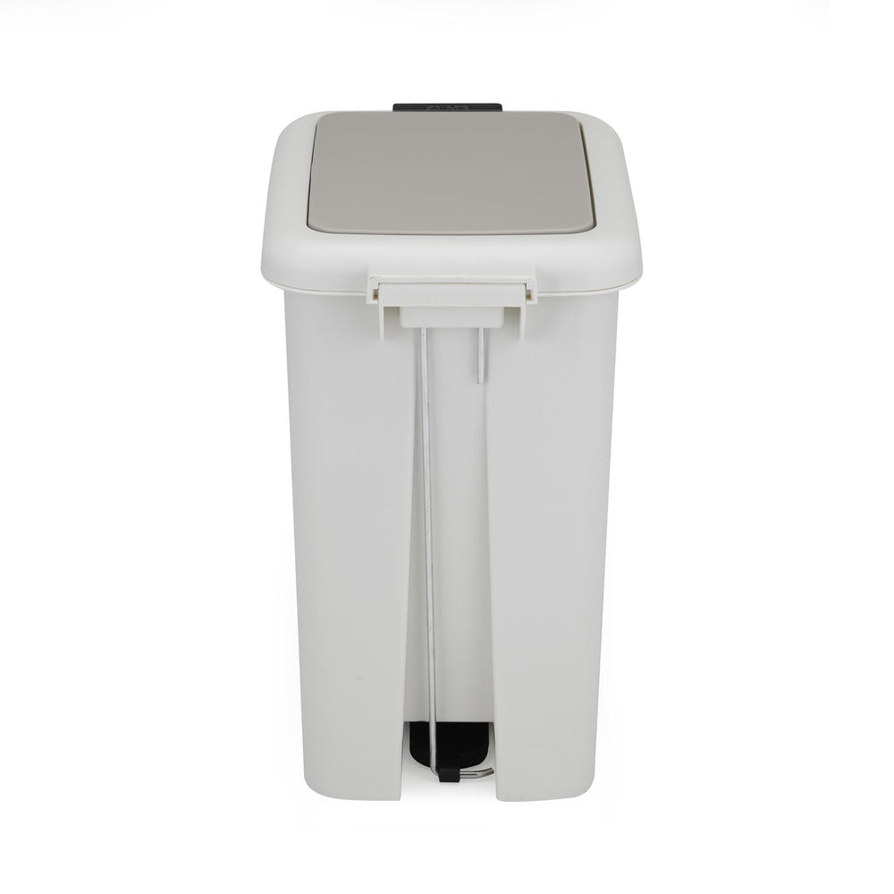 Pedal Press 6.5 L Polypropylene Dustbin- Grey