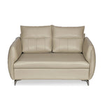 Infinia 2 Seater Leatherette Sofa- Beige